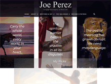 Tablet Screenshot of joe-perez.com